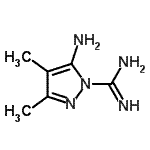 CAS 登录号：55457-92-6， 5-氨基-3,4-二甲基-1H-吡唑-1-甲脒
