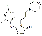 CAS 登录号：55469-59-5， 2-[(2,4-二甲基苯基)亚氨基]-3-[3-(4-吗啉基)丙基]-4-噻唑烷酮