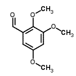 CAS 登录号：5556-84-3， 2,3,5-三甲氧基苯甲醛