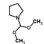 CAS 登录号：5564-73-8， 1-(二甲氧基甲基)吡咯烷