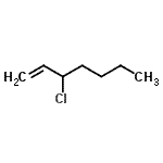 CAS 登录号：55682-98-9， 3-氯-1-庚烯