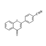 CAS 登录号：55736-88-4， 4-(4-氧代-4H-苯并吡喃-2-基)苯甲腈