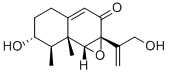 CAS 登录号:55785-58-5, (1aR-(1aalpha,6beta,7alpha,7aalpha,7balpha))-4,5,6,7,7a,7b-六氢-6-羟基-1a-(1-(羟基甲基)乙烯基)-7,7a-二甲基-萘并(1,2-b)环氧乙烯-2(1aH)-酮