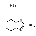 CAS 登录号：55895-83-5， 4,5,6,7-四氢-1,3-苯并噻唑-2-胺氢溴酸盐(1:1)