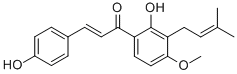 CAS#: 55912-03-3, (E)-1-[2-Hydroxy-4-methoxy-3-(3-methylbut-2-enyl)phenyl]-3-(4-hydroxyphenyl)prop-2-en-1-one