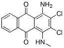 CAS 登录号:55990-21-1, 1-氨基-2,3-二氯-4-(甲基氨基)-9,10-蒽二酮