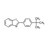 CAS 登录号：56048-52-3， 2-[4-(2-甲基-2-丙基)苯基]-1,3-苯并噻唑