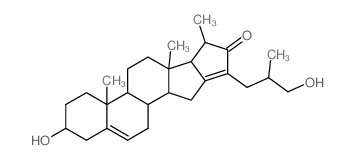 CAS 登录号:561-98-8, 3beta,26-二羟基-16,23-环胆甾-5,16(23)-二烯-22-酮