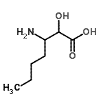 CAS 登录号：561066-93-1， 3-氨基-2-羟基庚酸