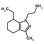 CAS 登录号：561299-90-9， 2-(7-乙基-3-甲基-4,5,6,7-四氢-1H-吲唑-1-基)乙胺
