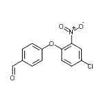 CAS 登录号：56135-50-3， 4-(4-氯-2-硝基苯氧基)苯甲醛