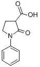 CAS#: 56137-52-1, 1-Phenyl-2-Oxo-3-Pyrrolidinecarboxylic acid
