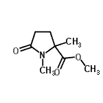 CAS 登录号：56145-23-4， 甲基1,2-二甲基-5-氧代脯氨酸酯