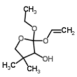 CAS 登录号：562099-94-9， 2-乙氧基-4,4-二甲基-2-(乙烯基氧基)四氢-3-呋喃醇