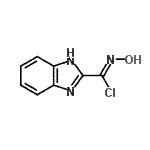 CAS 登录号：56313-88-3， N-羟基-1H-苯并咪唑-2-甲醛肟氯化物