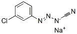 CAS#: 56332-32-2, 3-(3-Chlorophenyl)-2-Triazene-1-Carbonitrile, Sodium Salt
