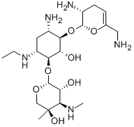 CAS 登录号：56391-56-1， 奈替米星