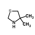 CAS 登录号：56400-70-5， 4,4-二甲基-1,3-噻唑烷
