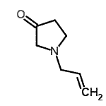 CAS 登录号：564484-72-6， 1-烯丙基-3-吡咯烷酮