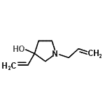 CAS 登录号：564484-73-7， 1-烯丙基-3-乙烯基-3-吡咯烷醇