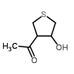 CAS 登录号：564486-00-6， 1-(4-羟基四氢-3-噻吩基)乙酮
