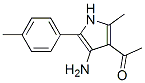 CAS 登录号：56463-61-7， 1-[4-氨基-2-甲基-5-(4-甲基苯基)-1H-吡咯-3-基]乙酮