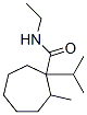 CAS 登录号:56471-46-6, N-乙基-1-异丙基-2-甲基环庚烷甲酰胺