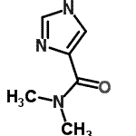 CAS 登录号：56486-26-1， N,N-二甲基-1H-咪唑-4-甲酰胺