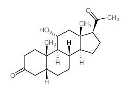 CAS 登录号：565-93-5， 11alpha-羟基-5beta-孕甾烷-3,20-二酮