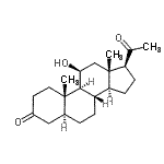 CAS#: 565-94-6, (5alpha,11beta)-11-Hydroxypregnane-3,20-Dione