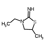 CAS 登录号：565164-50-3， 3-乙基-5-甲基-1,3-噻唑烷-2-亚胺