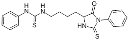 CAS#: 5657-26-1, 1-(4-(5-Oxo-1-phenyl-2-thioxoimidazolidin-4-yl)butyl)-3-phenylthiourea