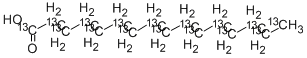 CAS#: 56599-85-0, Hexadecanoic Acid-13C16