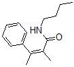 CAS 登录号：56604-97-8， (Z)-N-丁基-alpha,beta-二甲基肉桂酰胺