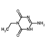 CAS 登录号：56611-50-8， 6-氨基-3-乙基-1,3,5-三嗪-2,4(1H,3H)-二酮