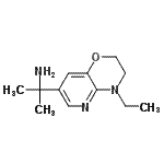 CAS 登录号：566158-28-9， 2-(4-乙基-3,4-二氢-2H-吡啶并[3,2-b][1,4]恶嗪-7-基)-2-丙胺