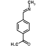 CAS 登录号：566171-76-4， 1-{4-[(E)-(甲基亚胺)甲基]苯基}乙酮