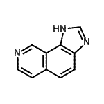 CAS 登录号：56623-95-1， 1H-咪唑并[4,5-h]异喹啉