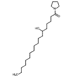 CAS#: 56666-42-3, 6-Hydroxy-1-(1-Pyrrolidinyl)-1-Octadecanone