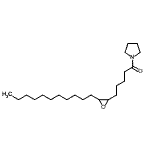 CAS 登录号：56666-43-4， 1-(1-吡咯烷基)-5-(3-十一烷基-2-环氧乙烷基)-1-戊酮