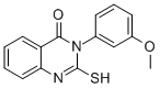 CAS#: 56671-19-3, 2-Mercapto-3-(3-Methoxy-Phenyl)-3H-Quinazolin-4-One