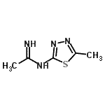 CAS#: 56684-77-6, N-(5-Methyl-1,3,4-Thiadiazol-2-Yl)Ethanimidamide