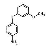 CAS 登录号：56705-86-3， 4-(3-甲氧基苯氧基)苯胺
