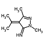 CAS 登录号：56835-80-4， 4-异亚丙基-2,5-二甲基-2,4-二氢-3H-吡唑-3-亚胺