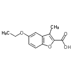CAS 登录号：568558-22-5， 5-乙氧基-3-甲基-1-苯并呋喃-2-羧酸