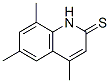 CAS#: 568570-16-1, 4,6,8-Trimethyl-2(1H)-Quinolinethione