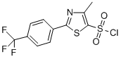 CAS 登录号：568577-83-3， 4-甲基-2-[4-(三氟甲基)苯基]-1,3-噻唑-5-磺酰氯