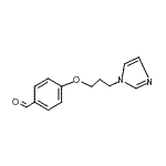 CAS 登录号：568594-04-7， 4-[3-(1H-咪唑-1-基)丙氧基]苯甲醛