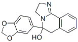 CAS 登录号：56882-48-5， 2,3,5,6-四氢-5-(1,3-苯并二氧戊环-5-基)咪唑并[2,1-a]异喹啉-5-醇