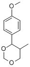 CAS 登录号：5689-72-5， 1-(对-甲氧基苯基)-2-甲基-1,3-丙烷二醇亚甲基醚